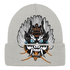 New Fall Winter 2021 Grey Demon Beanie Supreme